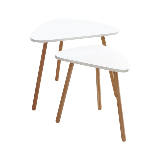 Loft Range Nested Tables - White