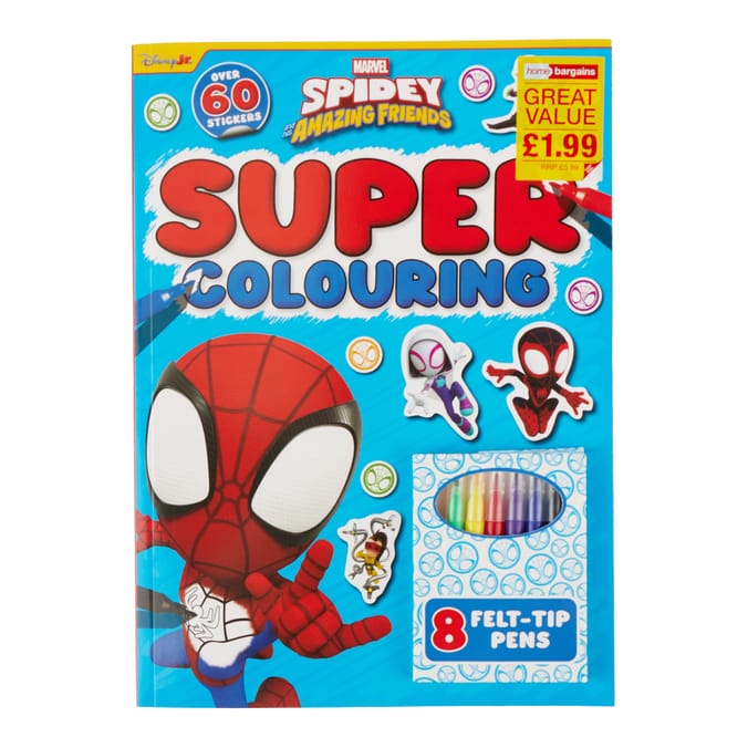 Marvel Spidey & His Amazing Friends Super Colouring