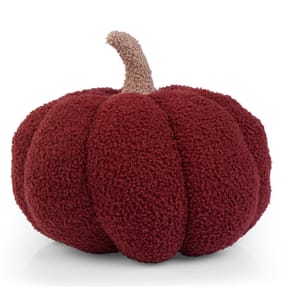 The Lifestyle Edit Harvest Pumpkin Cushion - Burgundy