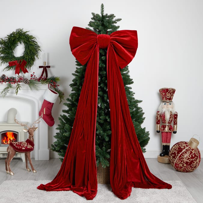 Festive Feeling Giant Velvet Bow