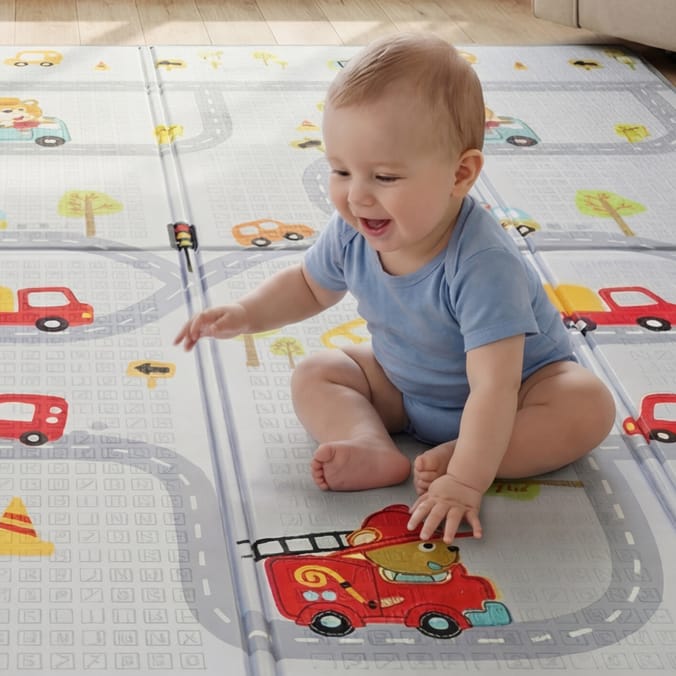 Liberty House Toys Toddler Play Mat – Alphabet & Roads