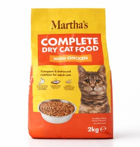 Martha's Dry Cat Food 2kg - Chicken 
