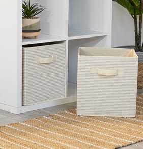 The Lifestyle Edit Set Of 2 Foldable Storage Cubes 