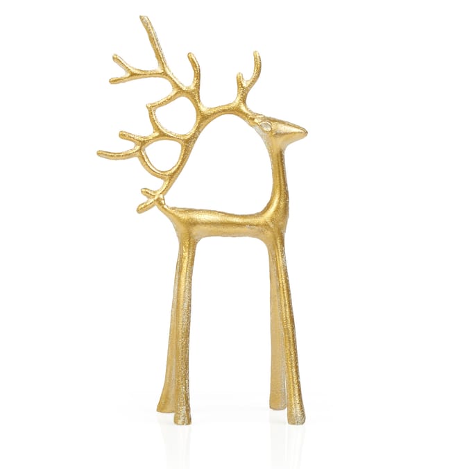 Winter Luxe Metal Reindeer Decoration