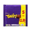 Cadbury Twirl Milk Chocolate 5 Pack Multipack 107.5 g