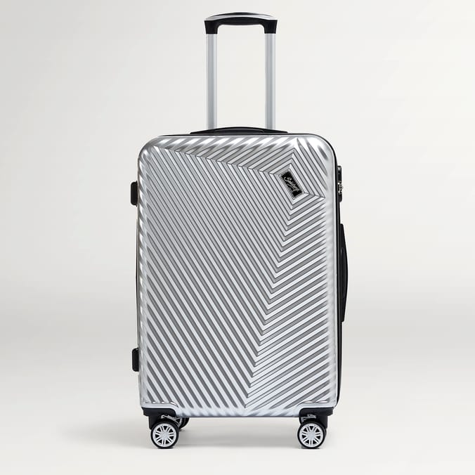Salisburys Hard Shell Suitcase - Silver