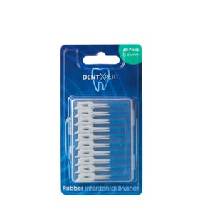 Dent X Pert Rubber Interdental Brushes 0.46mm 40 Pack