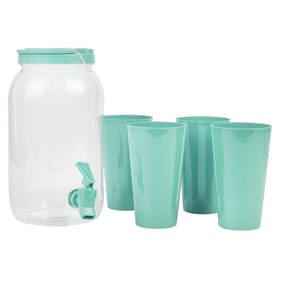 The Outdoor Living Collection Drink Dispense With 4 Cups - Mint