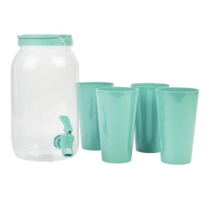 The Outdoor Living Collection Drink Dispenser with 4 Cups