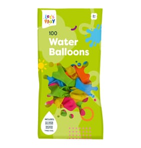 Let's Play 100 Water Balloons with Adaptor & Tying Tool