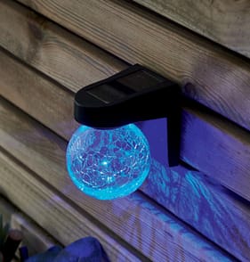 Firefly Solar Light Co Colour Changing Crackle Ball Solar Fence Light