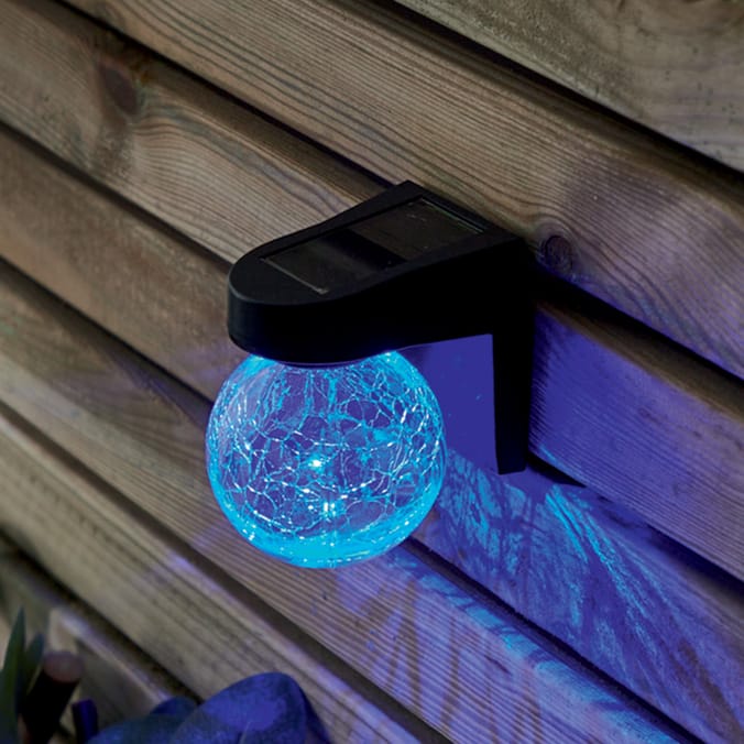 Firefly Solar Light Co Colour Changing Crackle Ball Solar Fence Light