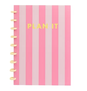 Big Plans A4 Neon Notebook - Pink