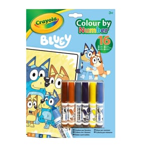 Crayola Colour By Numbers Bluey