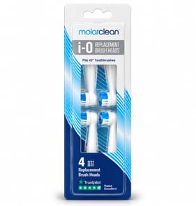 Molarclean i-O Replacement Brush Heads 4 Pack