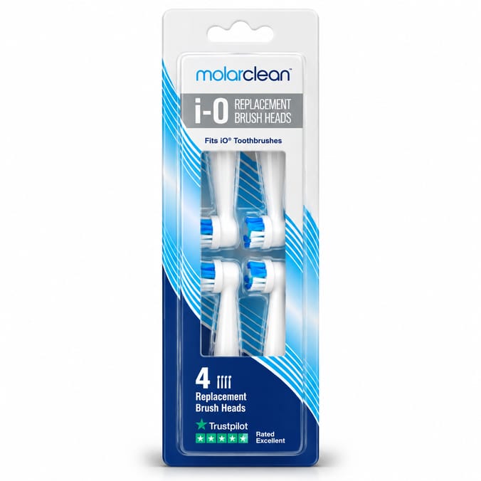Molarclean i-O Replacement Brush Heads 4 Pack