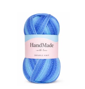 Hand Made With Love Double Knitting Yarn 300g - Blue Marble