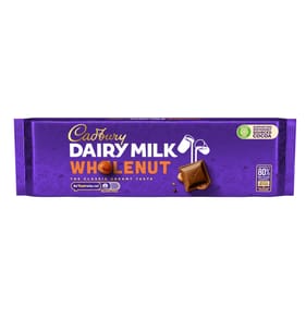Cadbury Dairy Milk Wholenut Chocolate Bar 280g