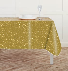 Festive Feeling Wipe Clean Table Cloth - Gold