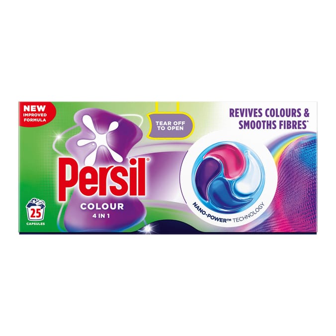 Persil Colour 4in1 Fast-Dissolving Laundry Capsules 25 Washes