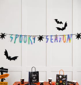 Hallow Scream Foil Spooky Season Bunting