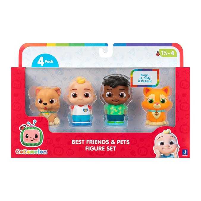 Cocomelon Best Friends & Pets 4-Figure Set