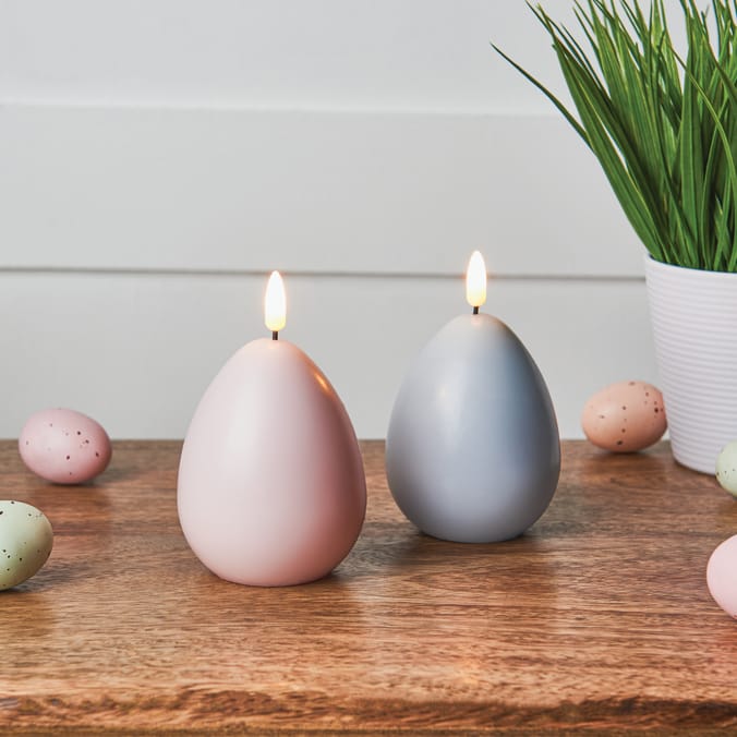 Spring Time LED Wax Egg Candles