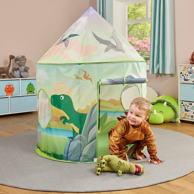 Liberty House Toys Kids Dinosaur Play Tent and Play Mat Set
