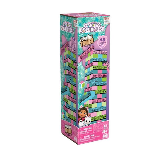 Gabby's Dollhouse Jumbling Tower Wooden Play Set