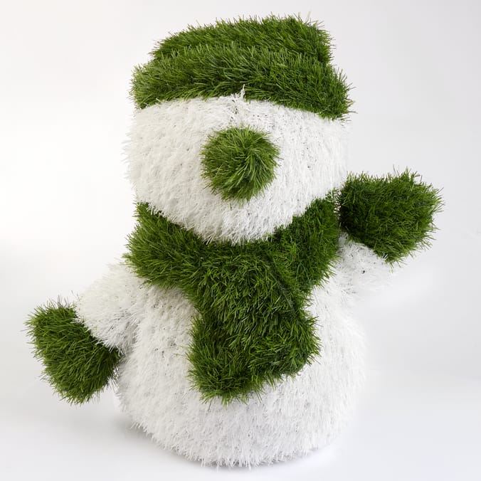 Festive Feeling Artificial Grass Snowman