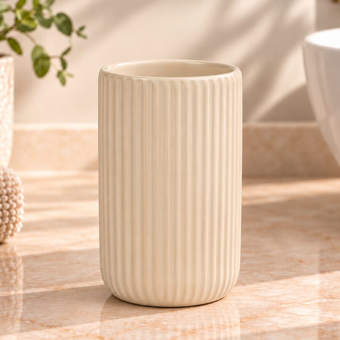  Ribbed Ceramic Tumbler