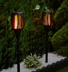 Firefly Small Torch Solar Light x3