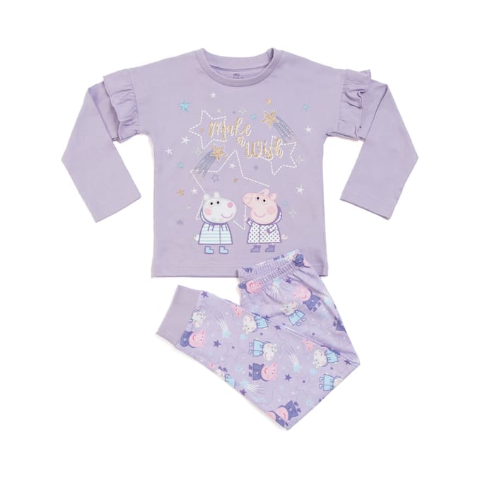 Peppa Pig Girls Pyjama Set Home Bargains
