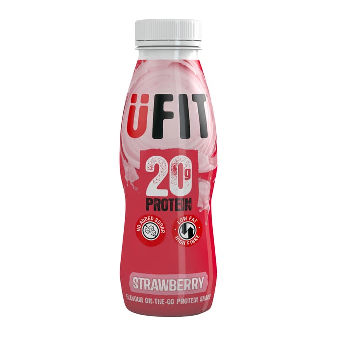 UFIT Protein Shake 250ml - Strawberry x12