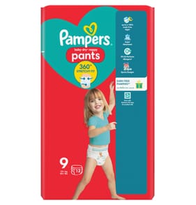 Pampers Baby-Dry Nappy Pants 12s - Size 9