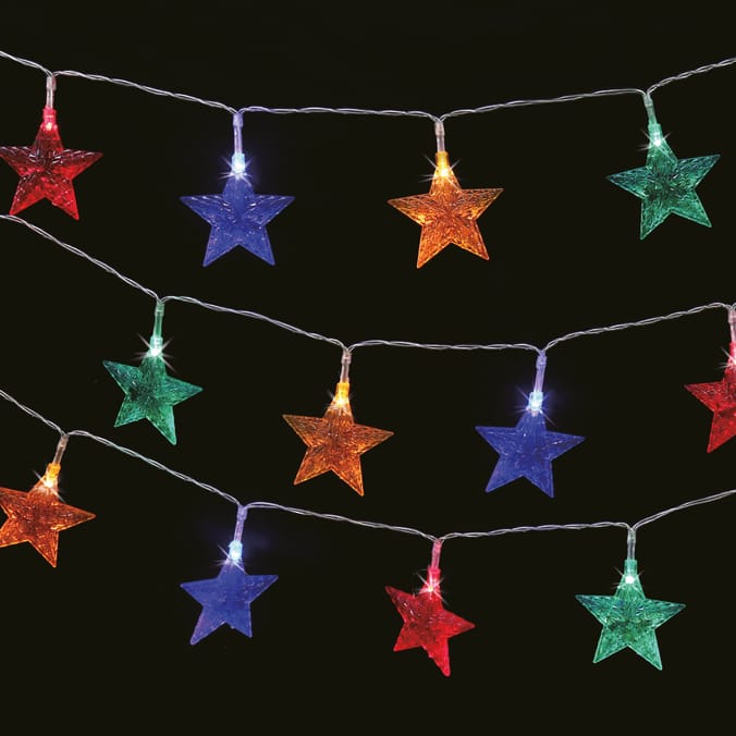 Prestige 40 LED Star Lights Home Bargains