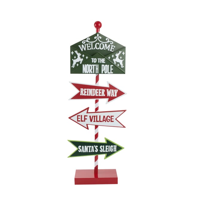 Festive Feeling North Pole Sign