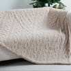  The Winter Warmer Collection Ginnie Faux Fur Throw - Beige 