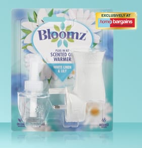 Bloomz Scented Oil Warmer Plug In Kit - White Lily & Linen