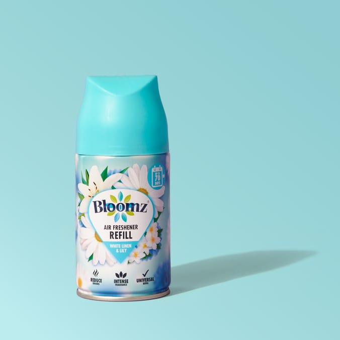 Bloomz Auto Air Freshener Refill 250ml - White Linen & Lily