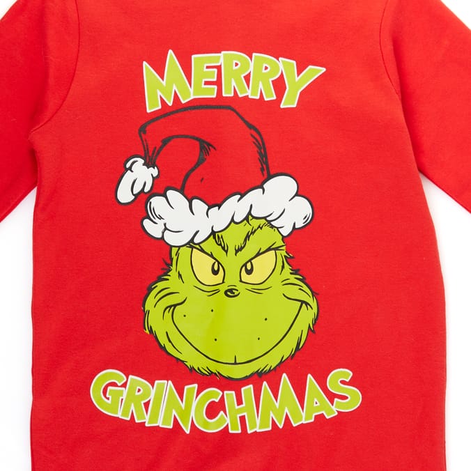 Grinch baby deals sleepsuit