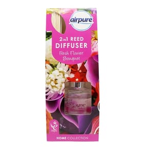  Airpure Reed & Bead Diffuser 2-in-1 30ml - Fresh Flower Bouquet