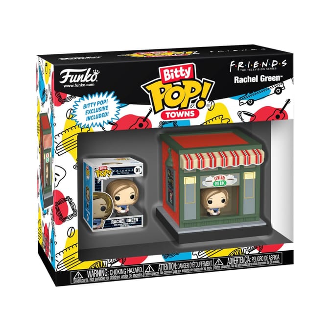 Funko Bitty Pop! Towns Friends Mini Vinyl Figure Set - Rachel Green & Central Perk