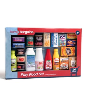  Home Bargains 20 Piece Play Food Set