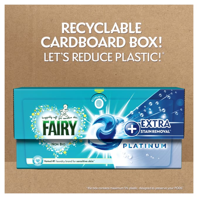 Fairy Non Bio Pods Washing Liquid Capsules 34 Washes