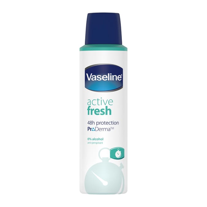 Vaseline Active Fresh Anti-perspirant Deodorant Aerosol 150ml
