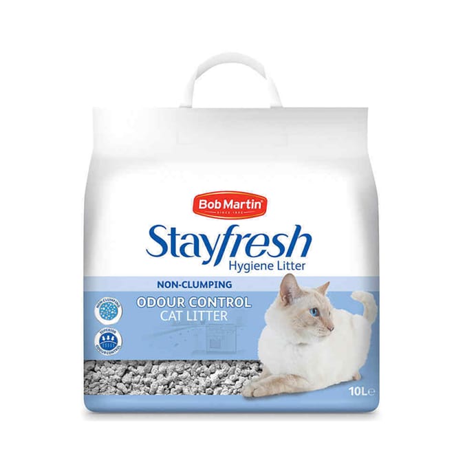 Bob Martin Stayfresh Hygiene Cat Litter 10l Home Bargains