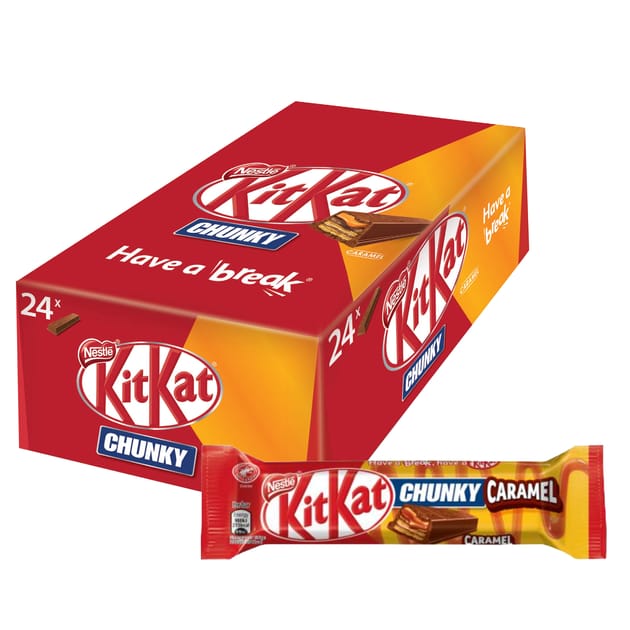 Kit Kat Chunky Caramel 43.5g x24 Home Bargains