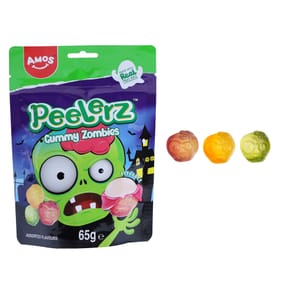  Amos Peelerz Gummy Zombies 65g