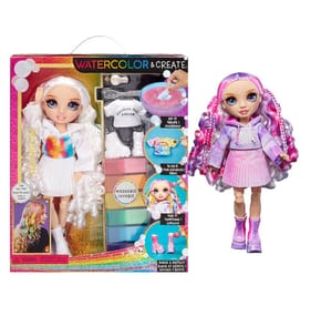 Rainbow High Watercolor & Create Fashion Doll - Purple Eyes